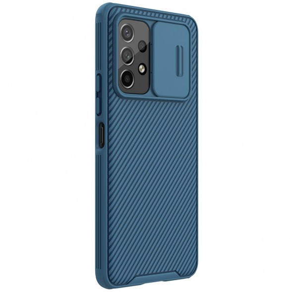 Nillkin CamShield Pro Case Hard Armor Cover Camera Cover for Samsung Galaxy A53 5G Blue