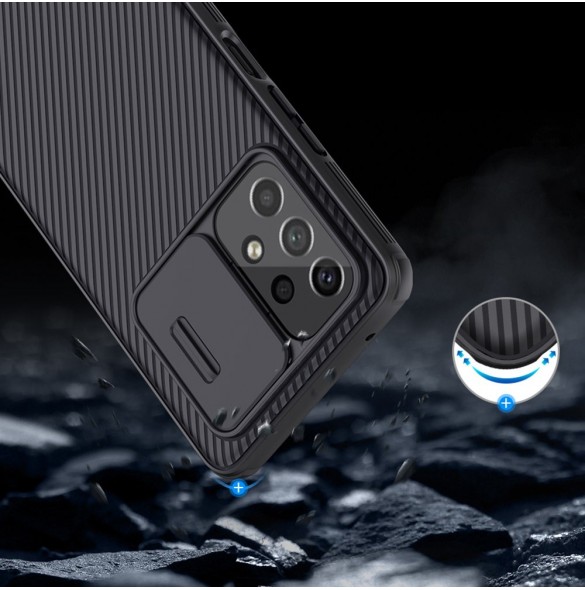 Nillkin CamShield Pro Case Hard Armor Cover Camera Cover for Samsung Galaxy A53 5G Blue