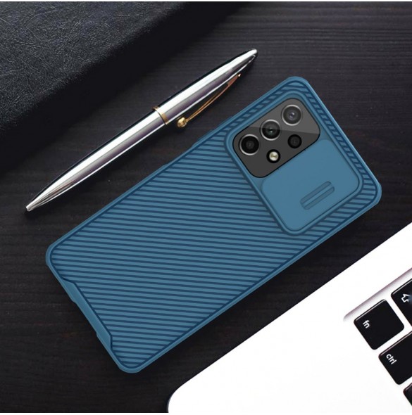 Nillkin CamShield Pro Case Hard Armor Cover Camera Cover for Samsung Galaxy A53 5G Blue