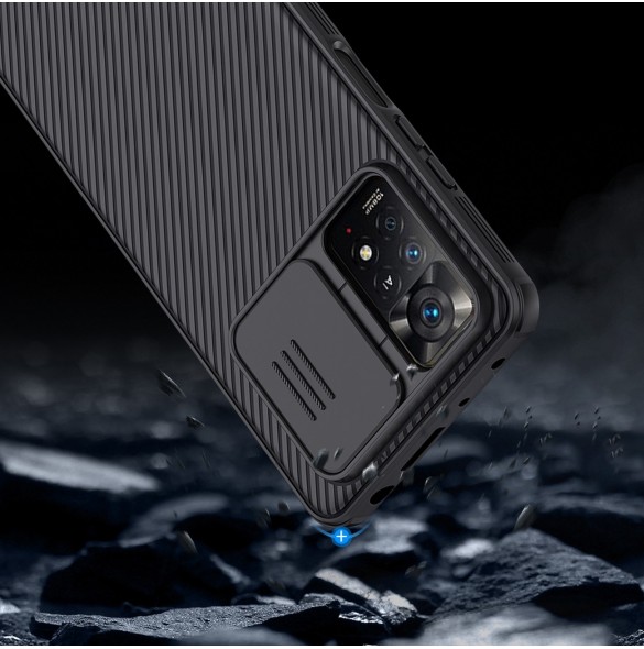 Nillkin CamShield Pro Case Pouch Cover Camera Cover for Xiaomi Redmi Note 11 Pro / Note 11 Pro 5G / Note 11E Pro Black