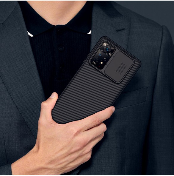 Nillkin CamShield Pro Case Pouch Cover Camera Cover for Xiaomi Redmi Note 11 Pro / Note 11 Pro 5G / Note 11E Pro Black