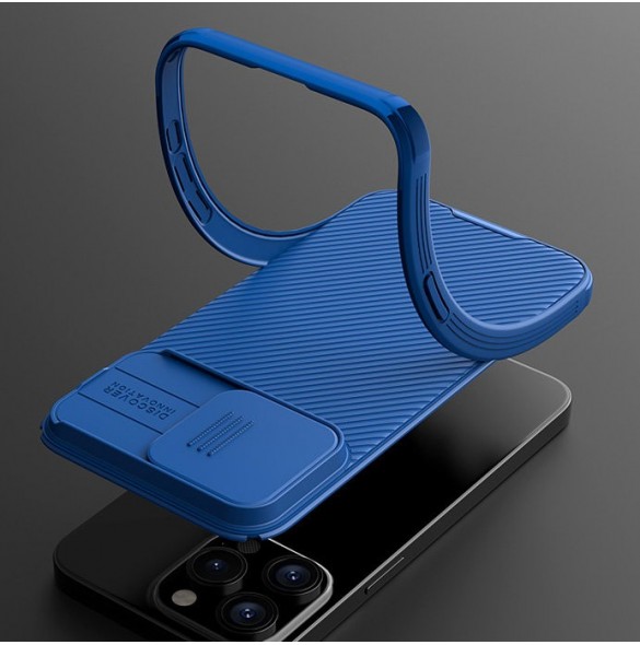Nillkin CamShield Pro Magnetic Case for iPhone 15 Plus with Camera Protector - Black