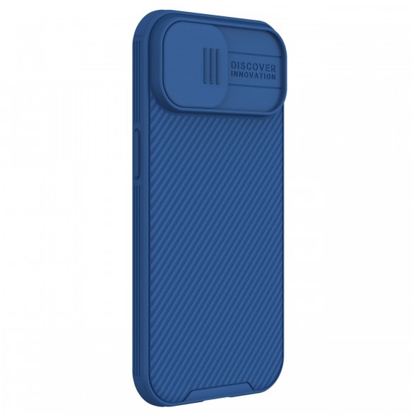 Nillkin CamShield Pro Magnetic Case for iPhone 15 Plus with Camera Protector - Blue