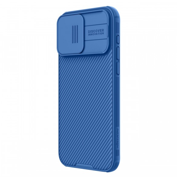 Nillkin CamShield Pro Magnetic Case for iPhone 15 Pro Max with Camera Protector - Blue