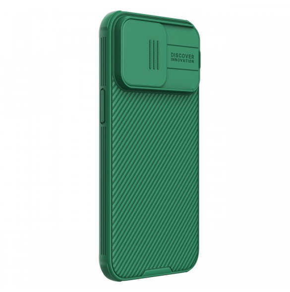 Nillkin CamShield Pro Magnetic Case for iPhone 15 Pro Max with Camera Protector - Green