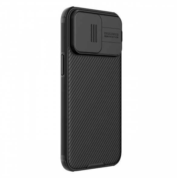 Nillkin CamShield Pro Magnetic Case for iPhone 15 Pro with Camera Protector - Black