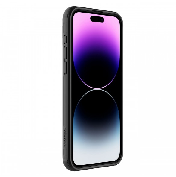 Nillkin CamShield Pro Magnetic Case for iPhone 15 Pro with Camera Protector - Black