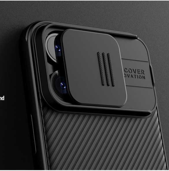 Nillkin CamShield Pro Magnetic Case for iPhone 15 with Camera Protector - Blue