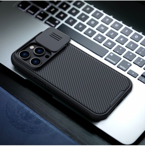 Nillkin CamShield Pro Magnetic Case iPhone 14 Pro Cover Camera Cover Black (with MagSafe)