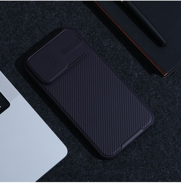Nillkin CamShield Pro Magnetic Case iPhone 14 Pro Cover Camera Cover Black (with MagSafe)