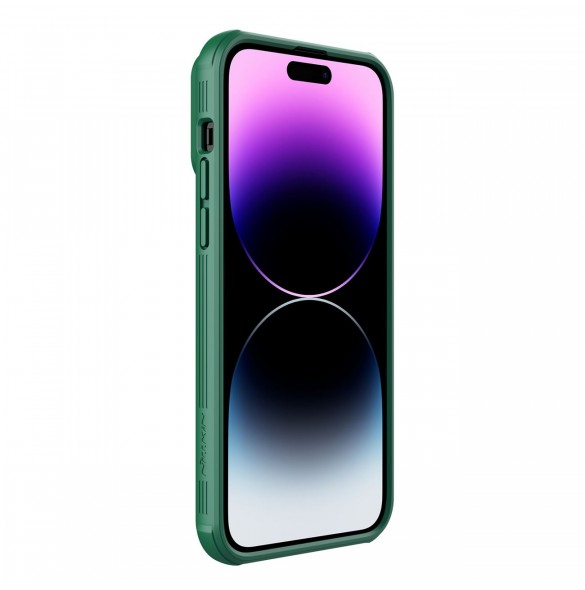 Nillkin CamShield S Case for iPhone 14 Pro Max armored cover camera cover green