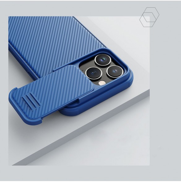 Nillkin CamShield S Case for iPhone 14 Pro Max armored cover camera cover green
