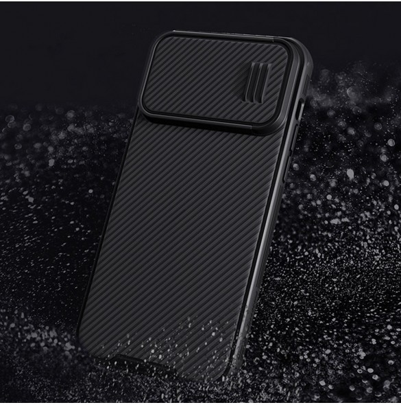 Nillkin CamShield S Case for iPhone 14 Pro Max armored cover camera cover green