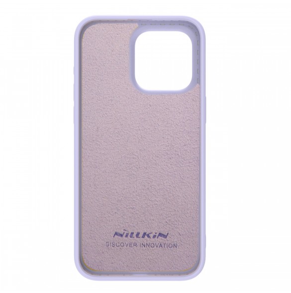 Nillkin CamShield Silky Silicone Case for iPhone 15 Pro Max with Camera Protector - Purple