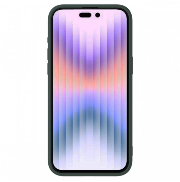 Nillkin CamShield Silky Silicone Case for iPhone 15 Pro with Camera Protector - Green