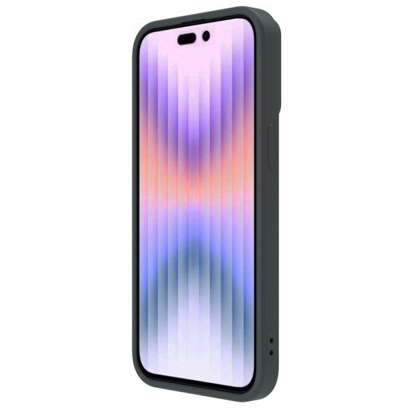 Nillkin CamShield Silky Silicone Case for iPhone 15 Pro with Camera Protector - Green