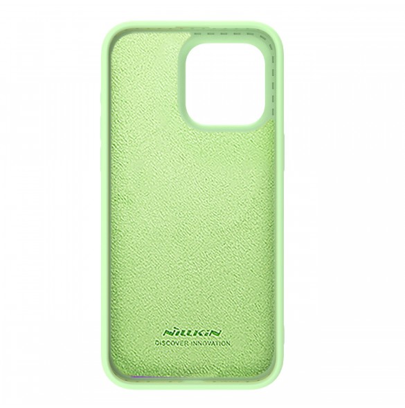 Nillkin CamShield Silky Silicone Case for iPhone 15 Pro with Camera Protector - Mint
