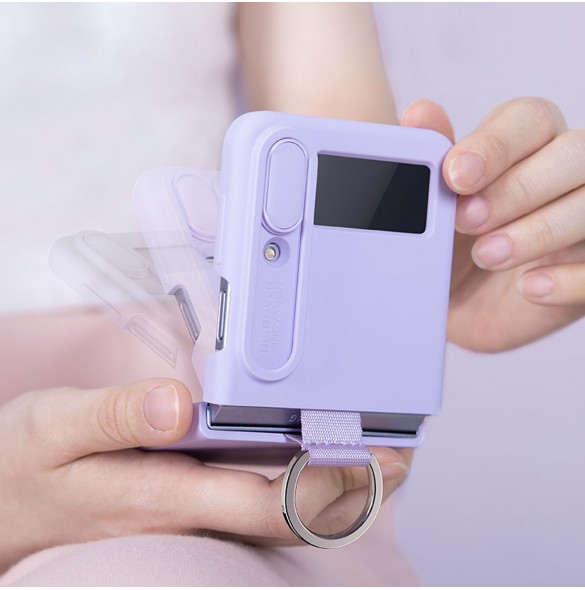 Nillkin CamShield Silikonfodral till Samsung Galaxy Z Flip 4 Silikonskydd med kameraskydd Grön