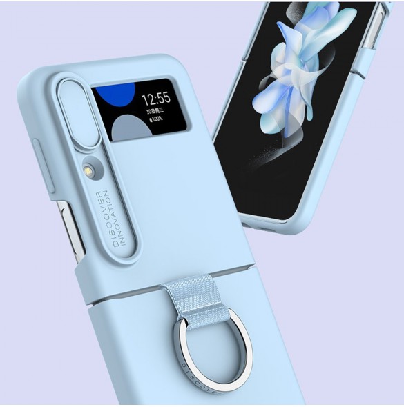 Nillkin CamShield Silikonfodral till Samsung Galaxy Z Flip 4 Silikonskydd med kameraskydd Grön