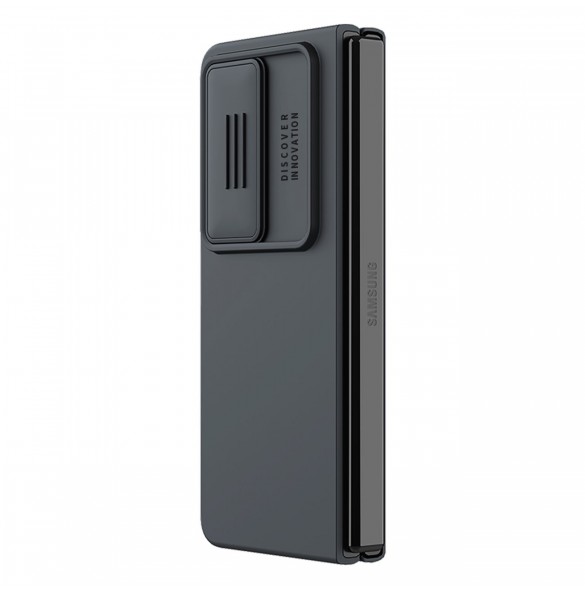 Nillkin CamShield Silikonfodral till Samsung Galaxy Z Fold 4 Silikonskydd med kameraskydd Svart