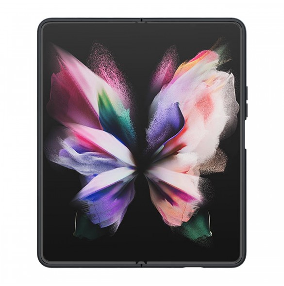Nillkin CamShield Silikonfodral till Samsung Galaxy Z Fold 4 Silikonskydd med kameraskydd Svart