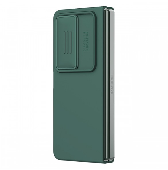 Nillkin CamShield Silikonfodral till Samsung Galaxy Z Fold 4 Silikonskydd med kameraskydd Grön