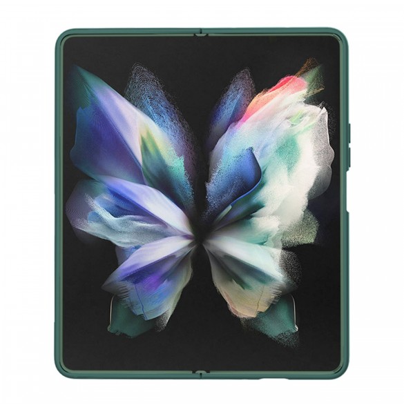 Nillkin CamShield Silikonfodral till Samsung Galaxy Z Fold 4 Silikonskydd med kameraskydd Grön