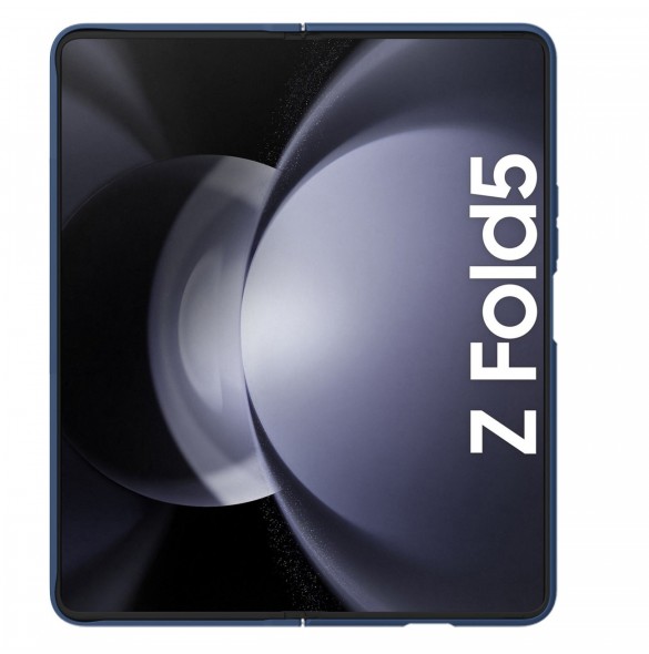 Nillkin CamShield Silikonfodral till Samsung Galaxy Z Fold 5 med kameraskydd - Mörkblå