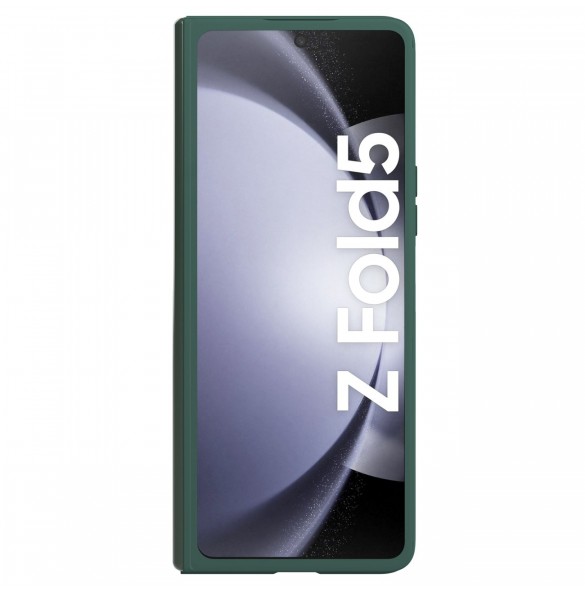 Nillkin CamShield Silikonfodral till Samsung Galaxy Z Fold 5 med kameraskydd - mörkgrön