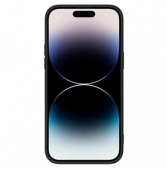 Nillkin CamShield Silikonfodral iPhone 14 Pro Max skal med kameraskal svart