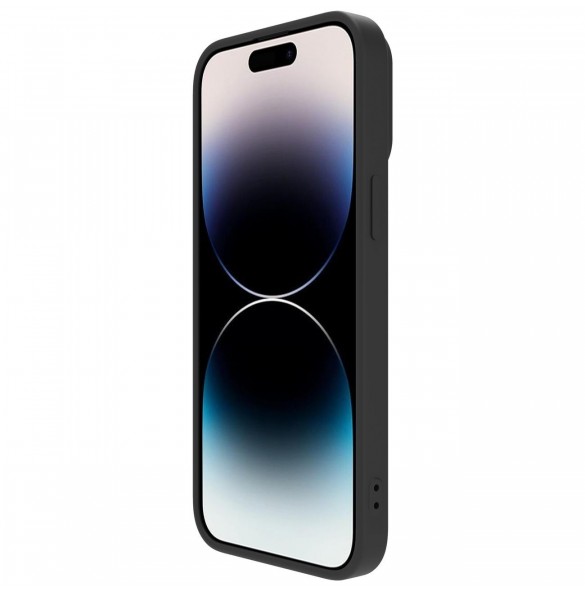 Nillkin CamShield Silikonfodral iPhone 14 Pro Max skal med kameraskal svart