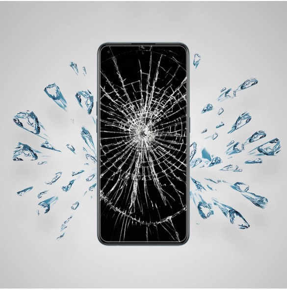 Nillkin CP + PRO ultratunt helskärmshärdat glas med 0,2 mm 9H-ram OnePlus Nord CE 2 5G svart