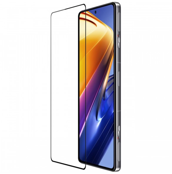 Nillkin CP + PRO Ultratunt helskärmshärdat glas med 0,2 mm 9H ram Xiaomi Poco F4 GT Black
