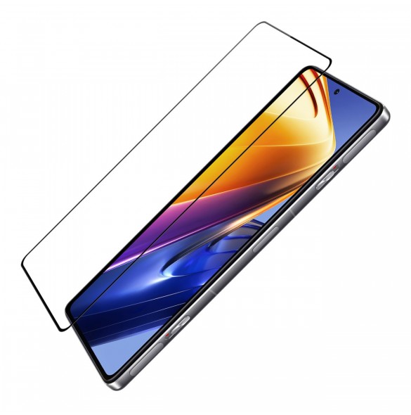 Nillkin CP + PRO Ultratunt helskärmshärdat glas med 0,2 mm 9H ram Xiaomi Poco F4 GT Black