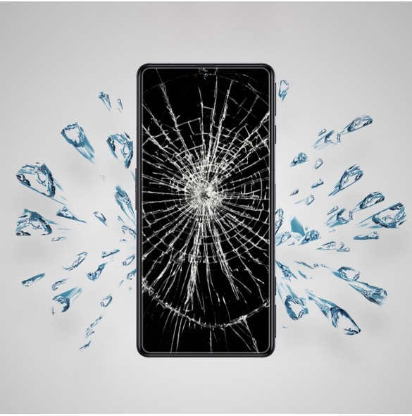 Nillkin CP + PRO Ultratunt helskärmshärdat glas med 0,2 mm 9H ram Xiaomi Poco F4 GT Black