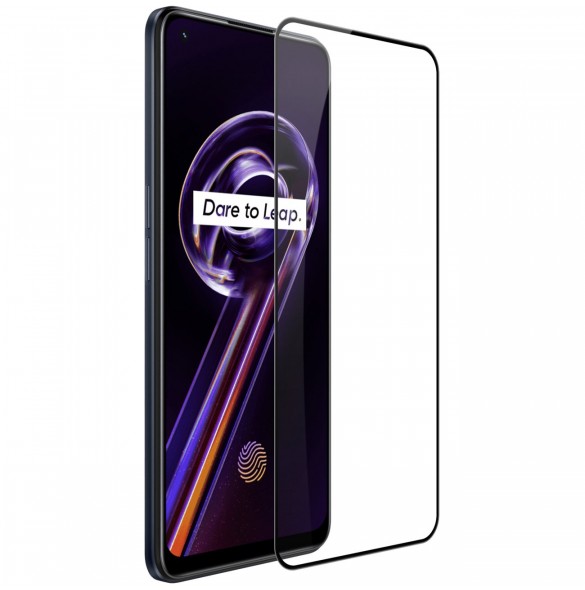 Nillkin CP + PRO ultratunt helskärmshärdat glas med 0,2 mm ram 9H Realme 9 Pro + (9 Pro Plus) svart