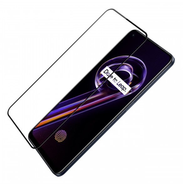 Nillkin CP + PRO ultratunt helskärmshärdat glas med 0,2 mm ram 9H Realme 9 Pro + (9 Pro Plus) svart