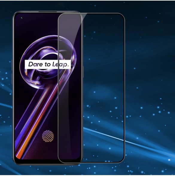 Nillkin CP + PRO ultratunt helskärmshärdat glas med 0,2 mm ram 9H Realme 9 Pro + (9 Pro Plus) svart