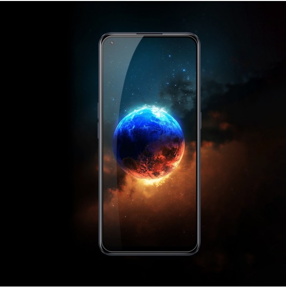 Nillkin CP + PRO ultratunt helskärmshärdat glas med 0,2 mm ram 9H Realme 9 Pro + (9 Pro Plus) svart