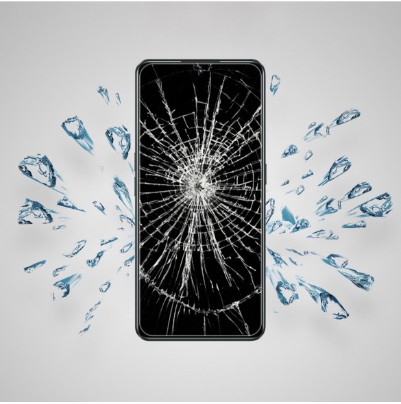 Nillkin CP + PRO ultratunt helskärmshärdat glas med 0,2 mm ram 9H Realme GT Neo 3 svart