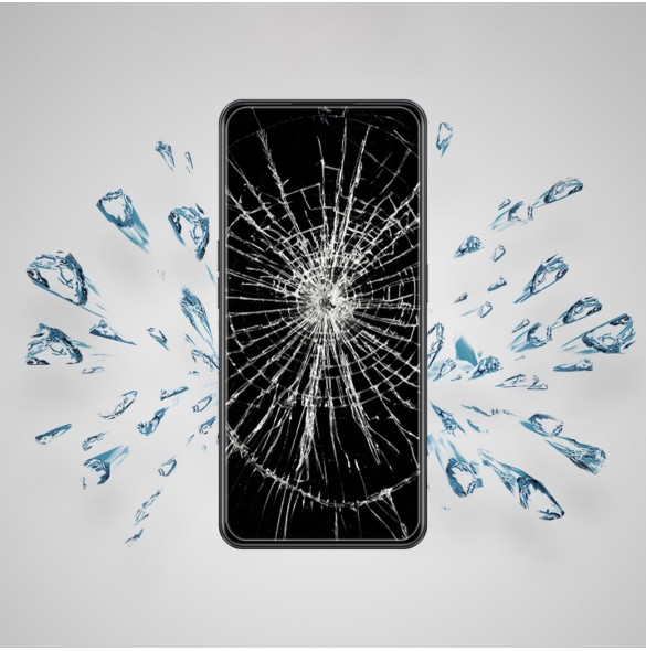 Nillkin CP + PRO ultratunt härdat glas för hela skärmen med 0,2 mm 9H ram OnePlus Ace svart