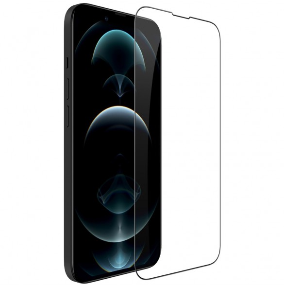 Nillkin CP+PRO Ultra Thin Heltäckande härdat glas med ram 0,2 mm 9H för iPhone 13 mini svart