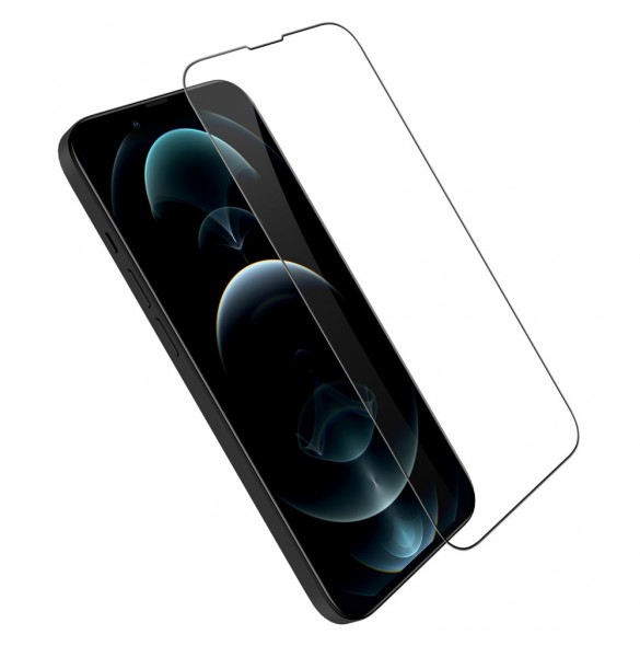 Nillkin CP+PRO Ultra Thin Heltäckande härdat glas med ram 0,2 mm 9H för iPhone 13 mini svart