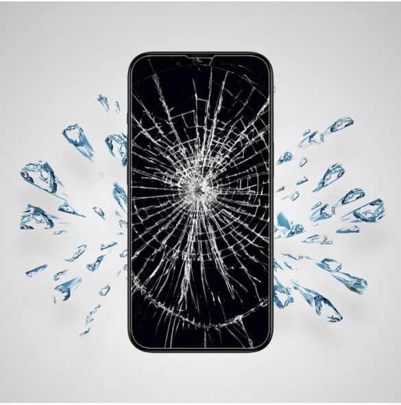 Nillkin CP+PRO Ultra Thin Heltäckande härdat glas med ram 0,2 mm 9H för iPhone 13 mini svart