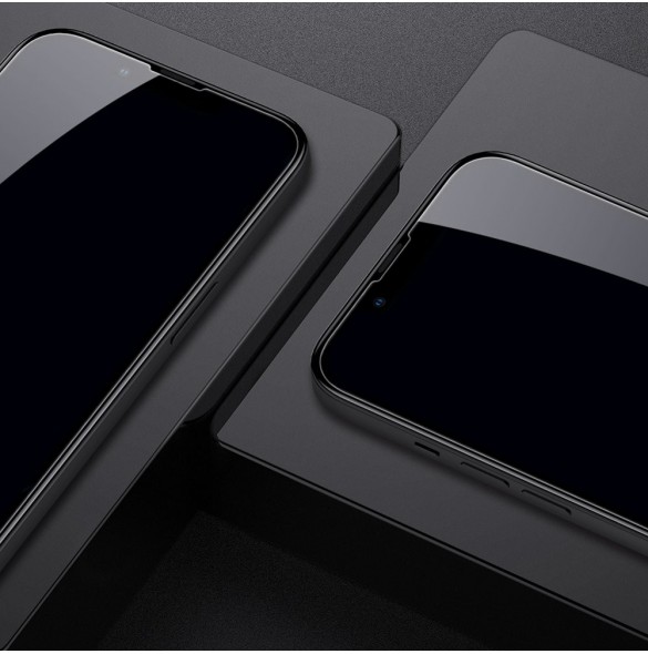 Nillkin CP+PRO Ultra Thin Heltäckande härdat glas med ram 0,2 mm 9H för iPhone 13 mini svart