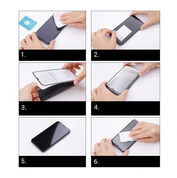 Nillkin CP+PRO Ultra Thin Heltäckande härdat glas med ram 0,2 mm 9H för iPhone 13 mini svart