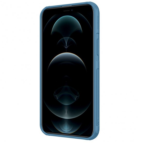 Nillkin Cyclops Fodral Ett slitstarkt fodral med ett kameraskydd och ett hopfällbart stativ för iPhone 13 Pro blå