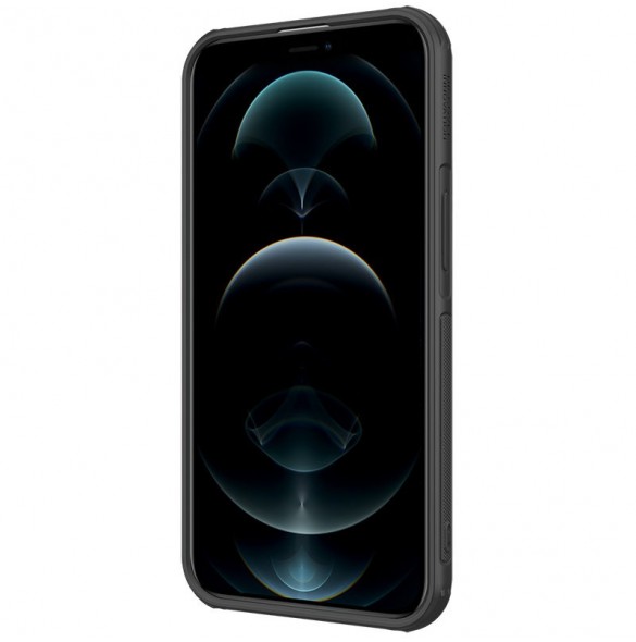Nillkin Cyclops Fodral Slitstarkt fodral med ett kameraskydd och ett hopfällbart stativ för iPhone 13 svart