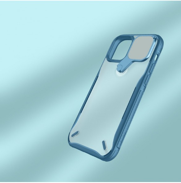 Nillkin Cyclops Fodral Slitstarkt fodral med kamerafodral och ett hopfällbart stativ för iPhone 13 Pro Max svart