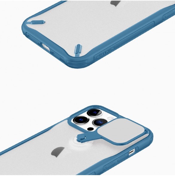 Nillkin Cyclops Fodral Slitstarkt fodral med kamerafodral och ett hopfällbart stativ för iPhone 13 Pro Max svart